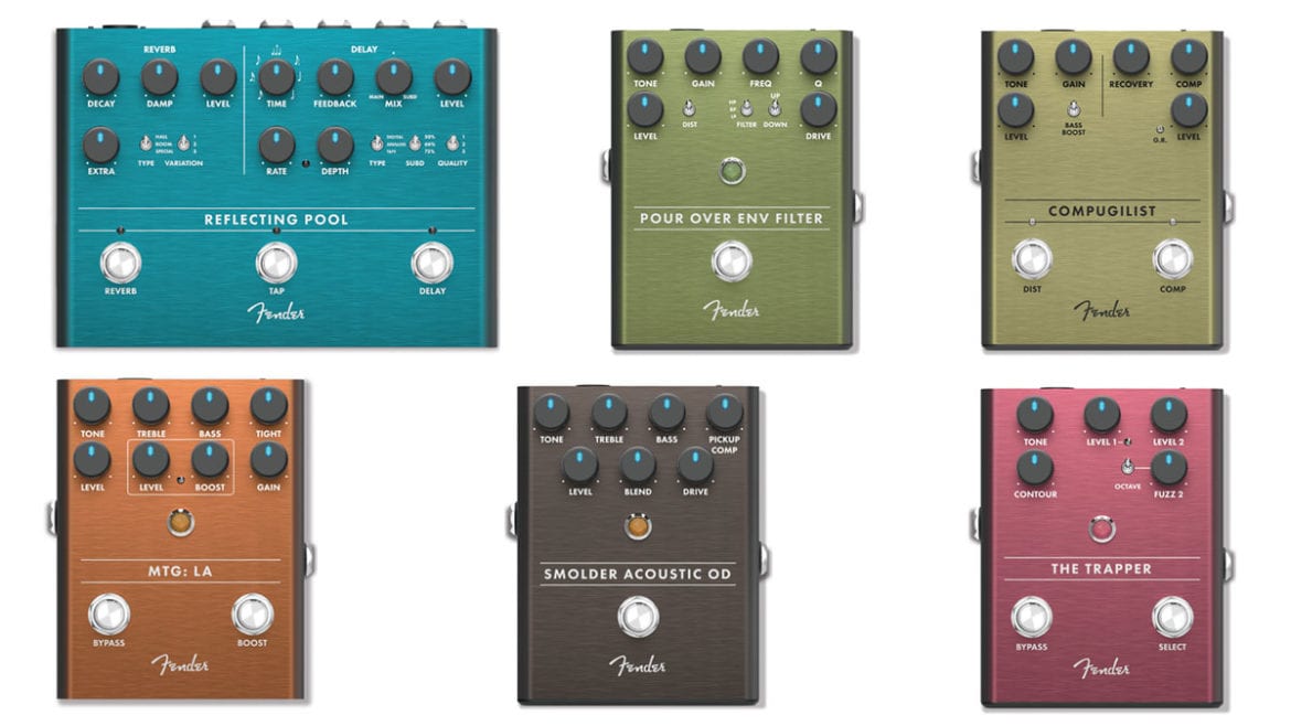 Fender Welcomes Six More Pedals to Its Roster