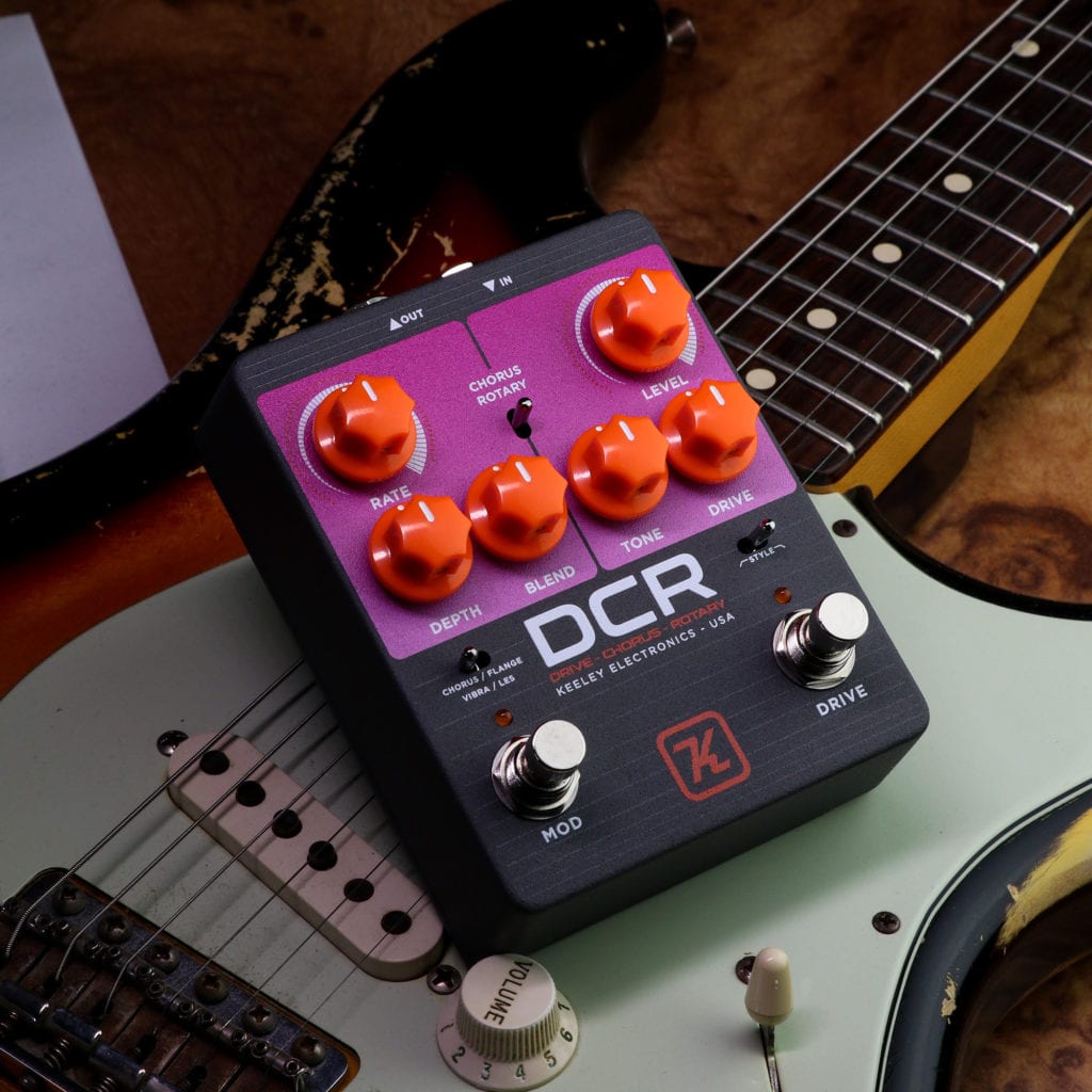 Keeley Electronics Crams Drive, Chorus & Rotary into DCR Pedal