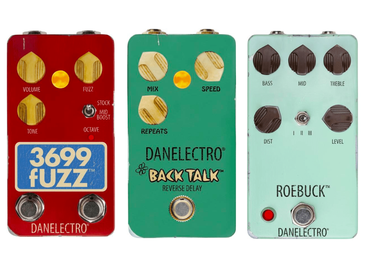 Danelectro Debuts a Trio of Throwback Stompboxes
