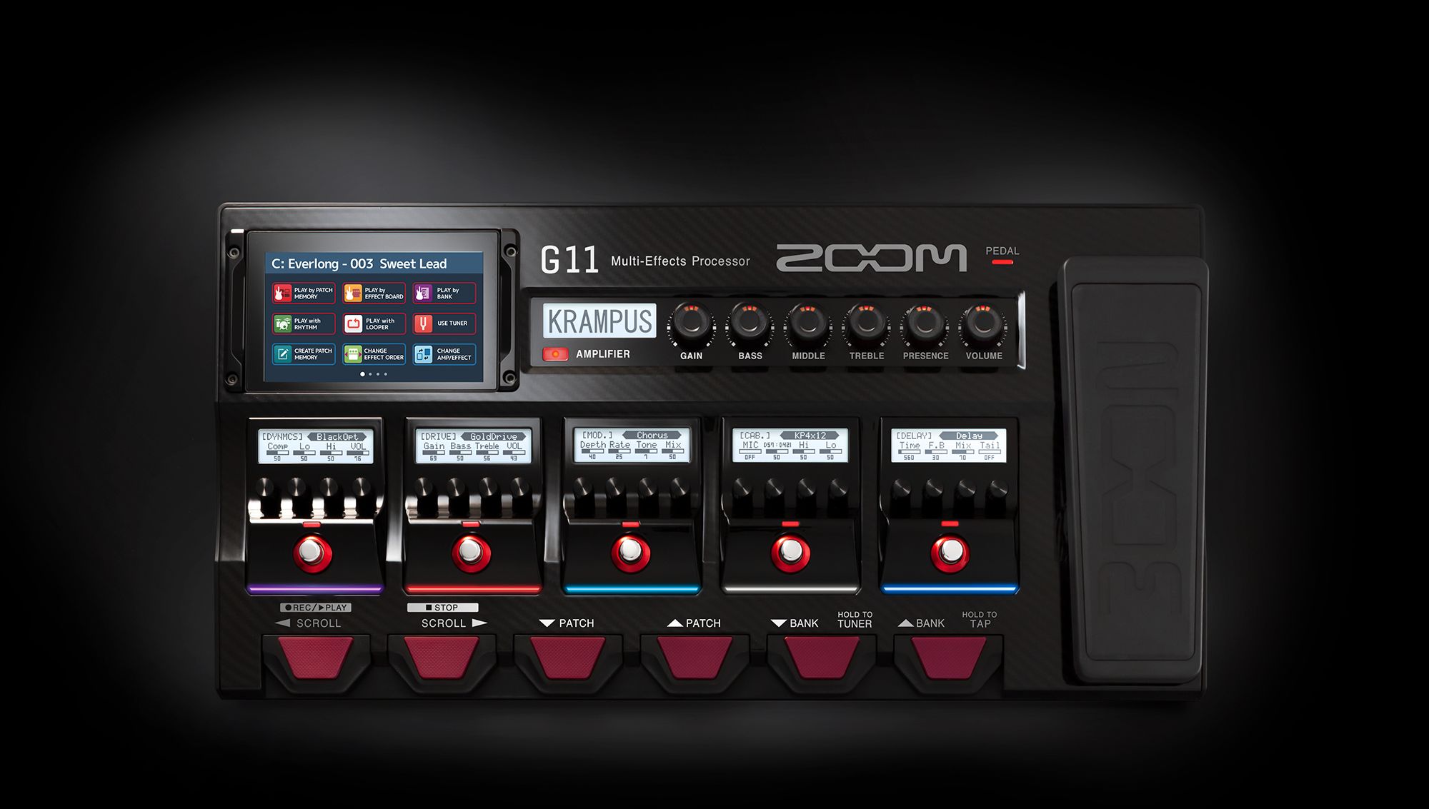 Zoom Announces the G11 Multi-Effects Processor