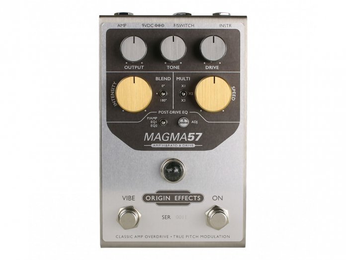 Origin Effects Unveils the Magma57 Amp Vibrato & Drive