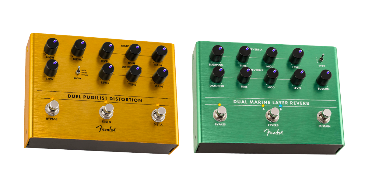 Fender Upgrades Pugilist Distortion, Marine Layer Reverb