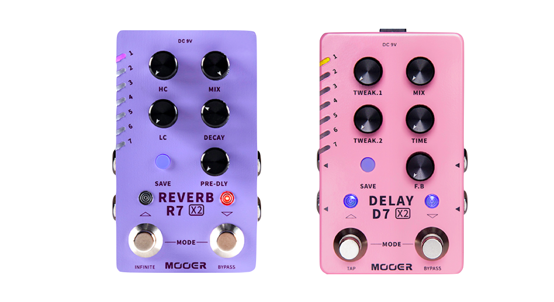 MOOER D7 X2 DELAY ディレイ スペースエコー - 楽器/器材